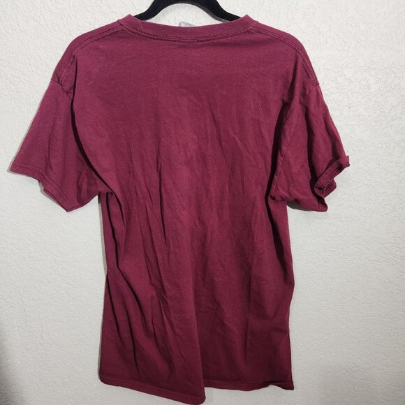 Olsen Magic Texas A&M Baseball T-Shirt Gildan Heavy Cotton Large Maroon - Picture 6 of 12